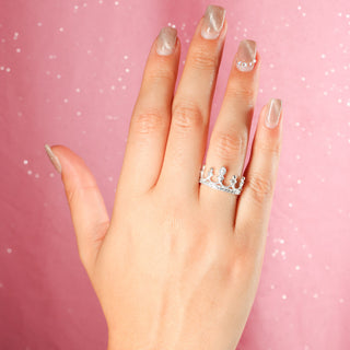Anillo Princess Corona Plata 925