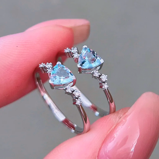 Anillo Blue Spark Plata925