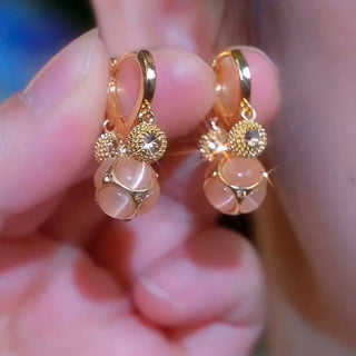 Aretes Colgantes Golden Veil