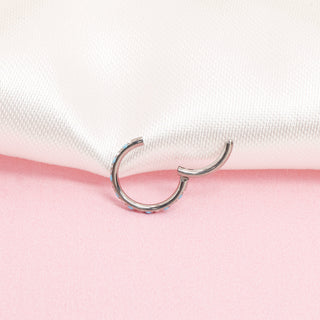 Piercing Aqua Hoop Titanio