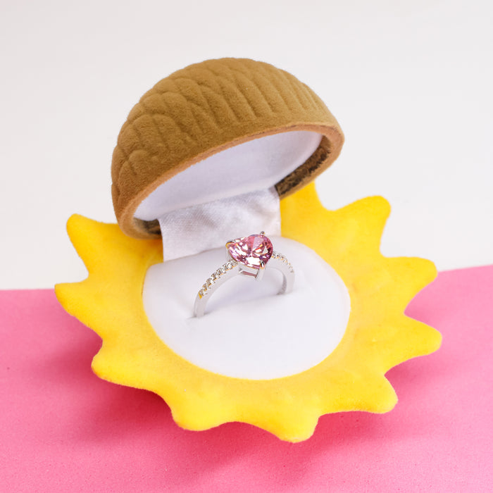 Cajita de Regalo para Anillo Girasol