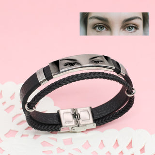 Pulsera Nexus Plateada  Personalizada para Hombre