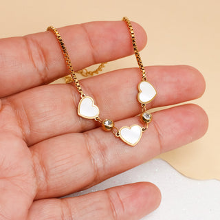 Pulsera Corazón de Nácar