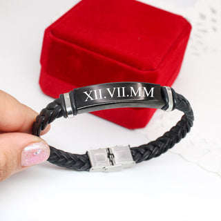 Pulsera Trenzada Personalizada para Hombre