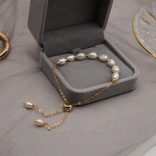 Pulsera Natural Pearl Ajustable
