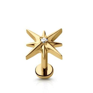 Piercing 1era Perforación Destello Titanio