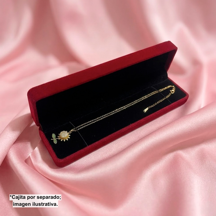 Cajita de Regalo Larga Ruby para Collar y Pulsera