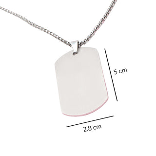 Collar Placa Personalizado