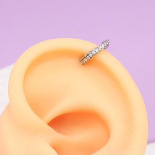 Piercing Cruzado Zirconias Titanio