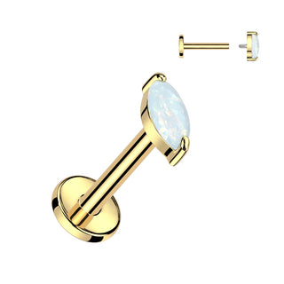 Piercing Opal Tear Titanio