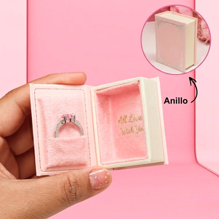 Cajita de Regalo para Anillo Libro