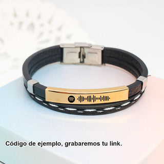 Pulsera Doble Gold Personalizada para Hombre