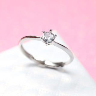 Anillo Ajustable Plata 925 Promesa