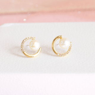 Aretes Karma con Perla