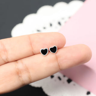 Aretes Black Heart