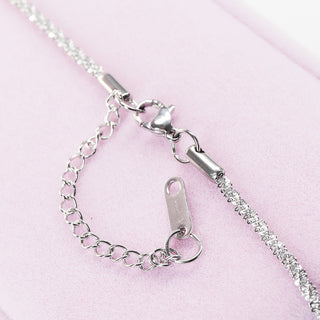 Collar Destellos Plateado