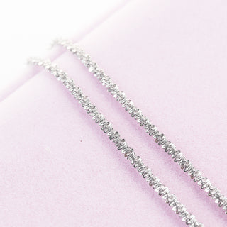 Collar Destellos Plateado