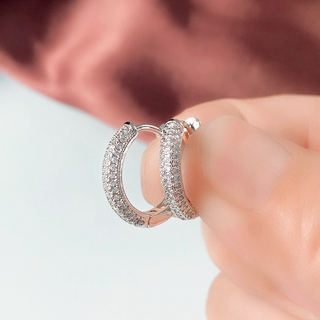 Huggies Silver Zircon