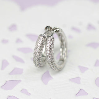 Huggies Silver Zircon