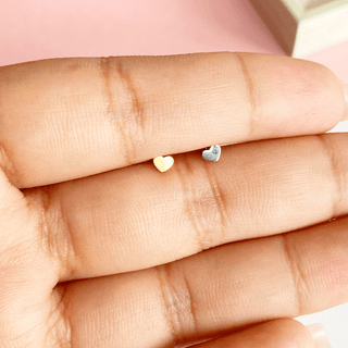 Piercing de Corazón Titanio 1ra Perforación