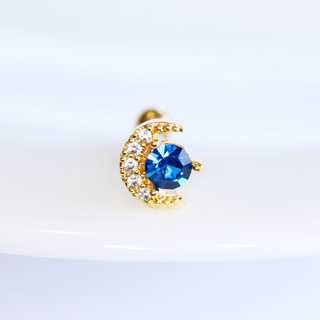 Piercing de Luna Azul