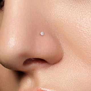 Piercing de Nariz Crystal Titanio
