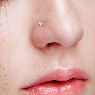 Piercing de Nariz Corazon  Pink