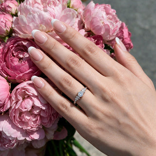Anillo Ajustable de Promesa Julieta Plata925