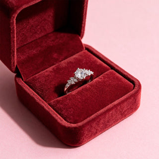 Anillo Ajustable de Promesa Julieta Plata925