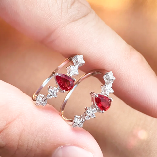 Anillo Eterno Rubí Plata925