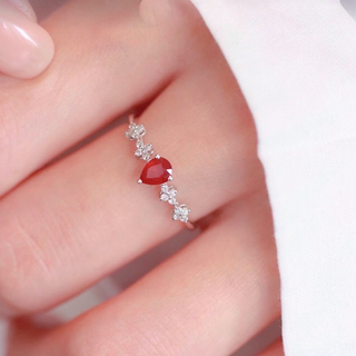Anillo Eterno Rubí Plata925