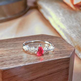 Anillo Eterno Rubí Plata925