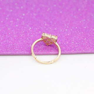 Anillo Ajustable Heart Gold