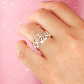 Anillo Princess Corona Plata 925