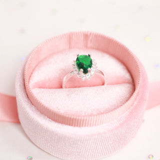 Anillo  Green Drop Plata 925