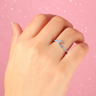 Anillo Olas de Mar Plata925