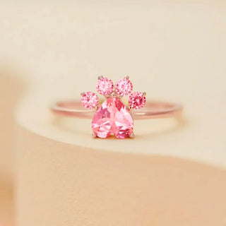 Anillo Huellita Rose Gold Plata925