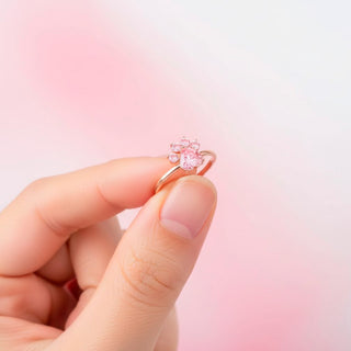 Anillo Huellita Rose Gold Plata925