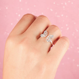 Anillo Ajustable Butterfly Plata 925
