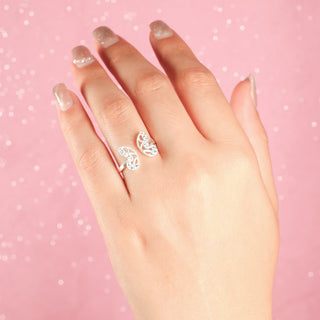Anillo Ajustable Butterfly Plata 925