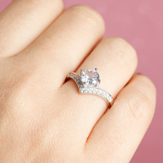 Anillo Promesa Forever Plata 925