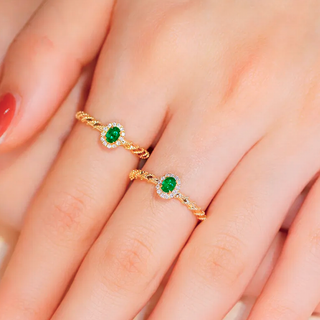 Anillo Golden Ivy Plata925