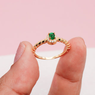 Anillo Golden Ivy Plata925