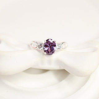 Anillo Promesa Violet Plata 925