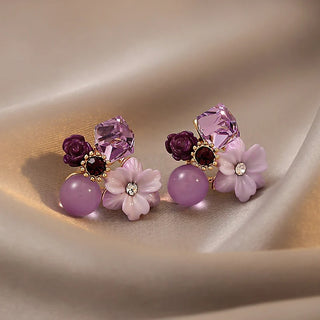 Aretes Flor Lilya