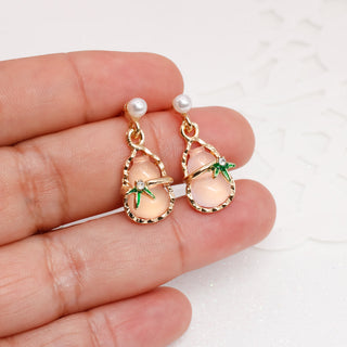 Aretes Jade Pink