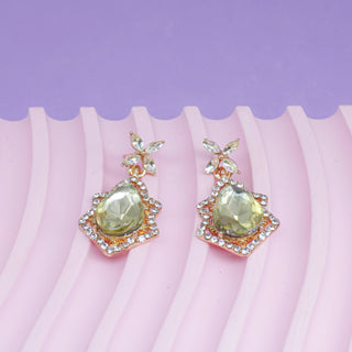 Aretes Olive Bloom Colgante