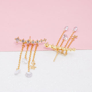 Aretes Estrellas y Diamantes