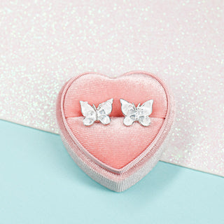 Aretes Blue Butterfly