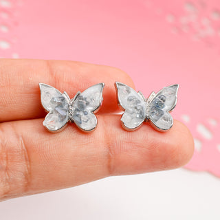 Aretes Blue Butterfly